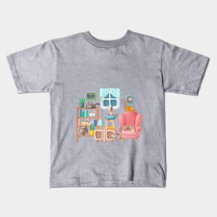 Welcome to the Cat House Kids T-Shirt